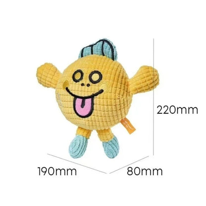 Durable Cute Squeaky Toy Interactive Self Play Funny Training Teething Puppy Chew Toy Pets Supplies