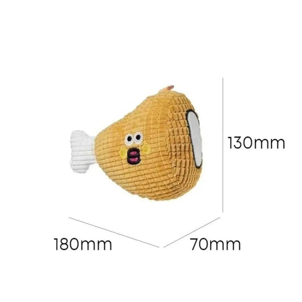 Durable Cute Squeaky Toy Interactive Self Play Funny Training Teething Puppy Chew Toy Pets Supplies