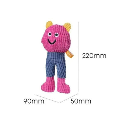 Durable Cute Squeaky Toy Interactive Self Play Funny Training Teething Puppy Chew Toy Pets Supplies