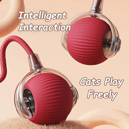 Cat Interactive Ball Toy Automatic Rolling Tail / Training Imitate Mouse