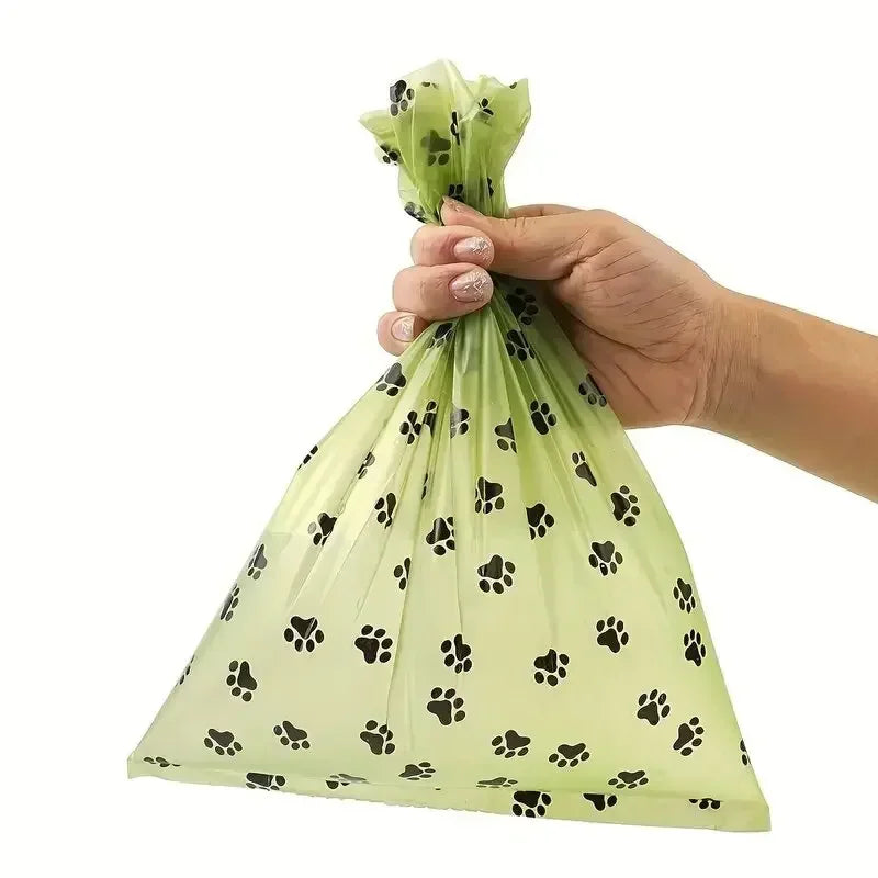 Dog Poop Bags for dog Large Cat Waste Bags Doggie Outdoor Home Clean Refill Garbage Bag 15 Bags/ Roll Pet Supplies
