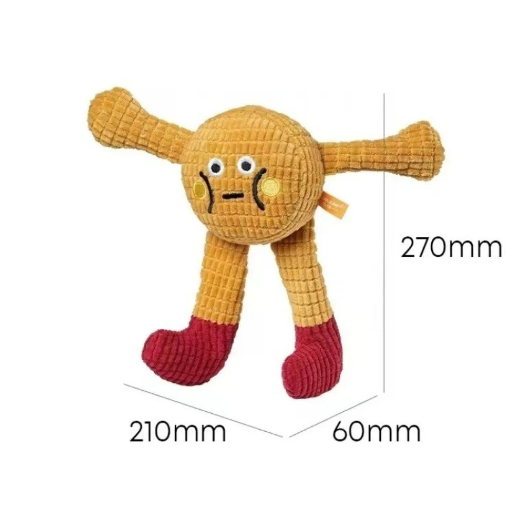 Durable Cute Squeaky Toy Interactive Self Play Funny Training Teething Puppy Chew Toy Pets Supplies