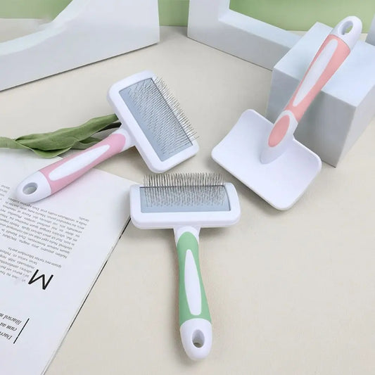 Pet Hair Shedding Comb Dog Cat Brush Grooming Long Hair Indoor Hair Remover Cleaning Beauty Slicker Pet Supplies