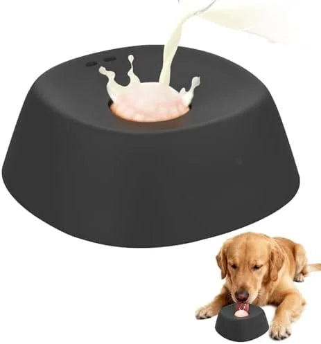 Anti-Choking Slow Feeder Dog Bowl Non-Slip 3/4 Cup - Lick Toy for Liquid Treats Bone Broth Ice Cream Yogurt