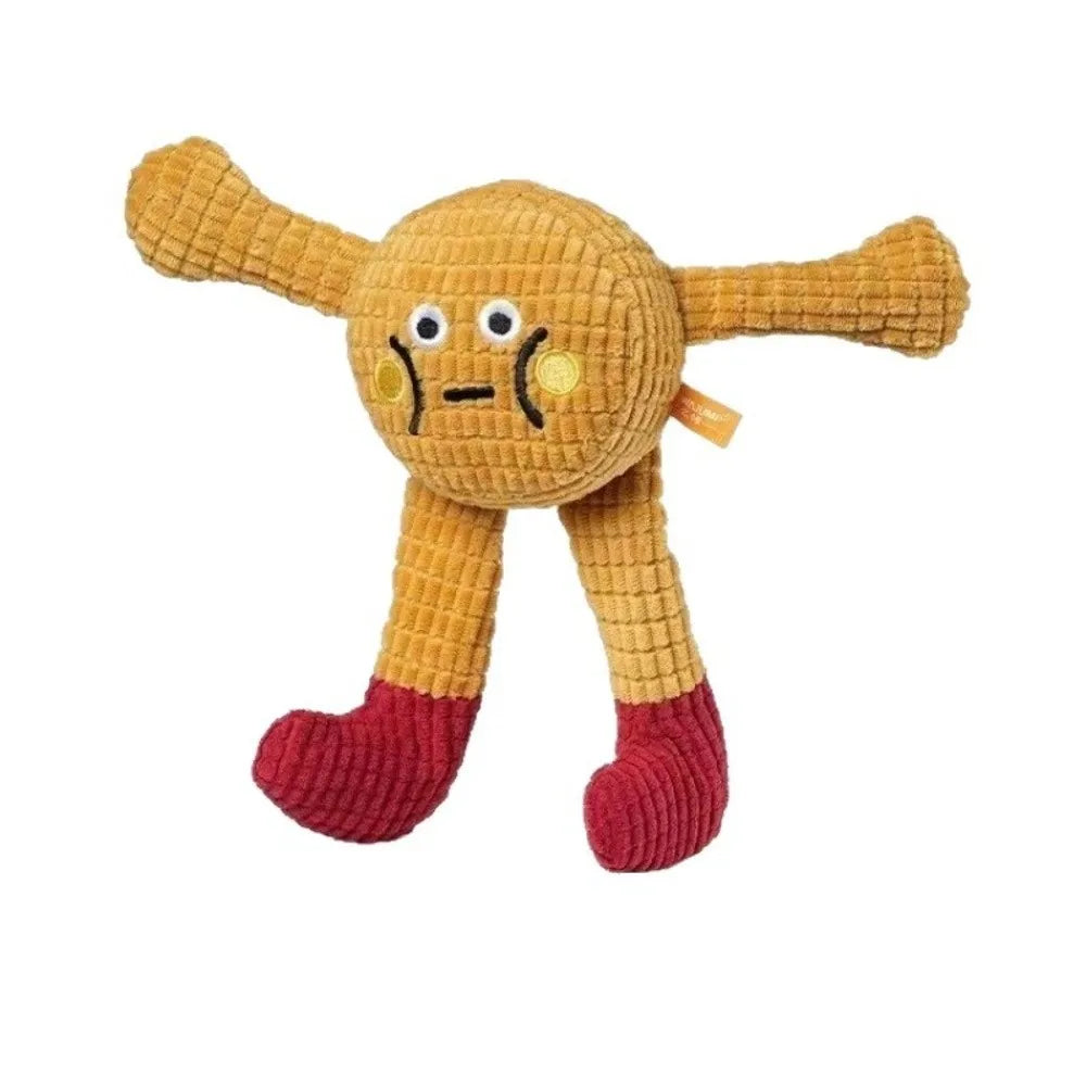 Durable Cute Squeaky Toy Interactive Self Play Funny Training Teething Puppy Chew Toy Pets Supplies